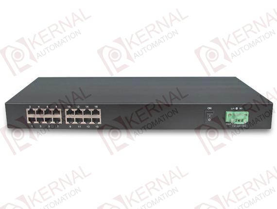 IES1016 16-port Rackmount Industrial Ethernet Switch