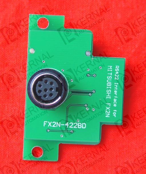 FX2N-422-BD RS422 interface boards for Mitsubishi FX2N, anti-static and anti-surge.