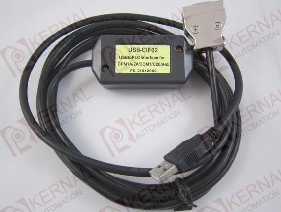 USB-CIF02:USB PLC programming  Cable for Omron  CQM1,CPM1, CPM1A, CPM2A,C200HS,C200HX/HG/HE,SRM1 series