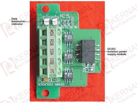 FX2N-485-BD+ Isolated RS485 interface board for Mitsubishi FX2N