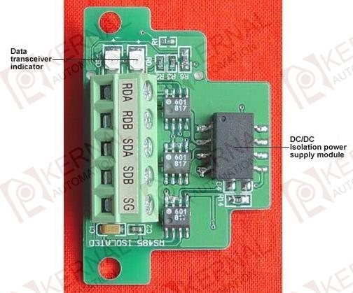 FX2N-485-BD+ Isolated RS485 interface board for Mitsubishi FX2N